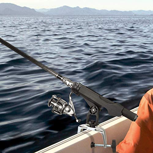 Aresko Lot De 2 Supports De Canne à Pêche Pour Canne à Pêche Avec Fixation Réglable à 360 Degrés