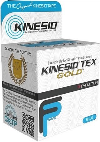 Kinesio Tex Gold Wave, Latex-Free, Water-Resistant - Blue - 6 PACK, 2