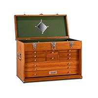 Gerstner International GI-T24 Red Oak 11-Drawer Top Chest