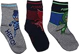 Pj Masks Boys Three Pack Ankle and Trainer Sock Set