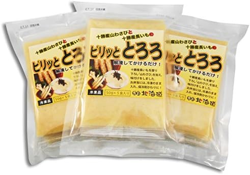 Amazon 調味料選手権15 ご飯のおとも部門 全国第2位 優秀賞 山わさび入り とろろ １袋 50g 5袋 3袋 まりも製薬 山いも 長いも 通販