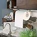 Paper Towel Holder Under Cabinet - with Adhesive Wall Mounted & No Drilling, Removable Stainless Steel for Home Kitchen, Easy Tear