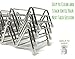Taco Huyaco Rack, Taco Holder, Taco Stand | Holds up to 20 Tacos - Soft or Hard Shell | Premium Quality 304 Stainless Steel (8.5” long) | Silicone Feet | Pack of 4