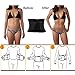 ZOUYUE Back Brace, Back Braces for Lower Back Pain Waist Trainer for Weight Loss Body Shaper Waist Trimmer Waist Trainer(Black,Medium)