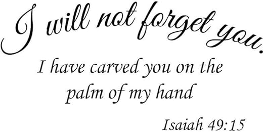 Amazon Com Newclew I No Se Olvide De Ti I Have Tallada Usted En