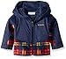 Columbia Baby Boys' Steens MT Overlay Hoodie, Mountain Red Lumberjack Plaid, 12-18 Months
