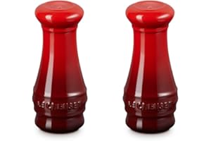 Le Creuset Stoneware Salt and Pepper Shakers (Cherry)
