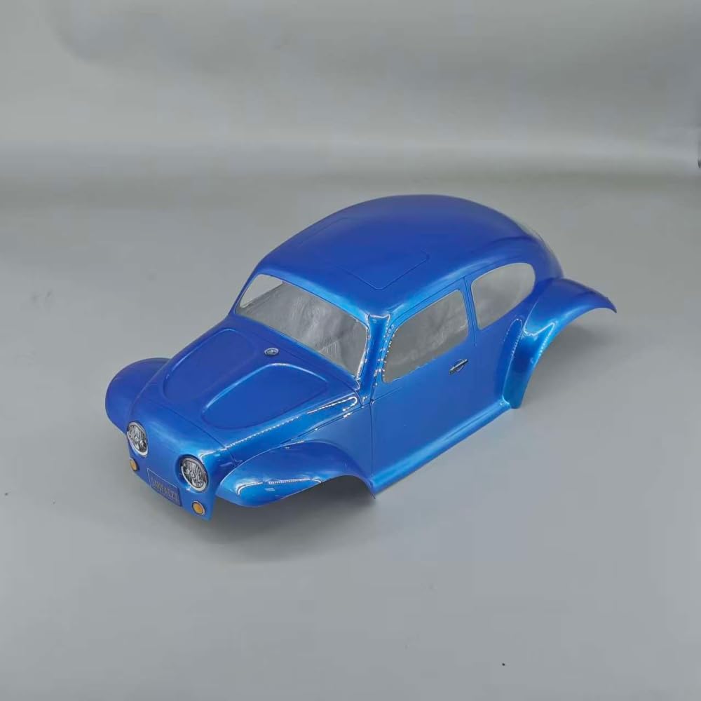 Photo 1 of 1/10 Scale Car Shell Rc Body Shell Replacement for MT and Short Course Car Width 180mm(10TG-Metallic Blue)