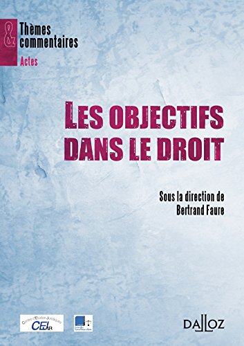 Les  objectifs dans le droit