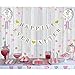 Happily Ever After Banner Sign Gold Glitter Heart -Wedding Engagement Bridal Shower Party Decorations - Photo Props