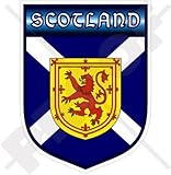 KppeX Scottish Shield UK 100mm (4") Vinyl Bumper Sticker, Decal.
