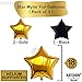 KATCHON 031 2019 Decorations-Large Size, Gold, Black and White Latex Graduation Balloons