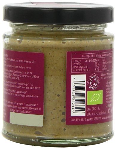 Raw Health - Organic Spreads - Whole Sesame Tahini - 170g - Thumbnail 4