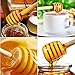 72 Pack Mini 3 Inch Wooden Honey Dipper Sticks, Honey Stirrer Honey Wand for Honey Jar Dispense Drizzle Honey and Wedding Party Favors
