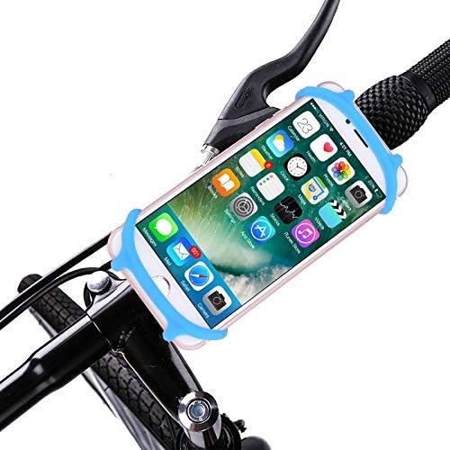 Energys Station Universal Silicone Bicycle Mobile Phone Holder With Rustproof 4 - 5.8 Inch Screen, Shockproof, Suitable for Motorcycle, Scooter, Pushchair