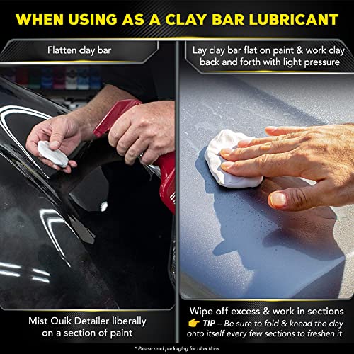 Meguiar's Quik Detailer, Mist & Wipe Car Detailing Spray, Clear Light