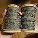 Grey Wool Roving Fiber Spinning, Felting Crafts USA (4oz)