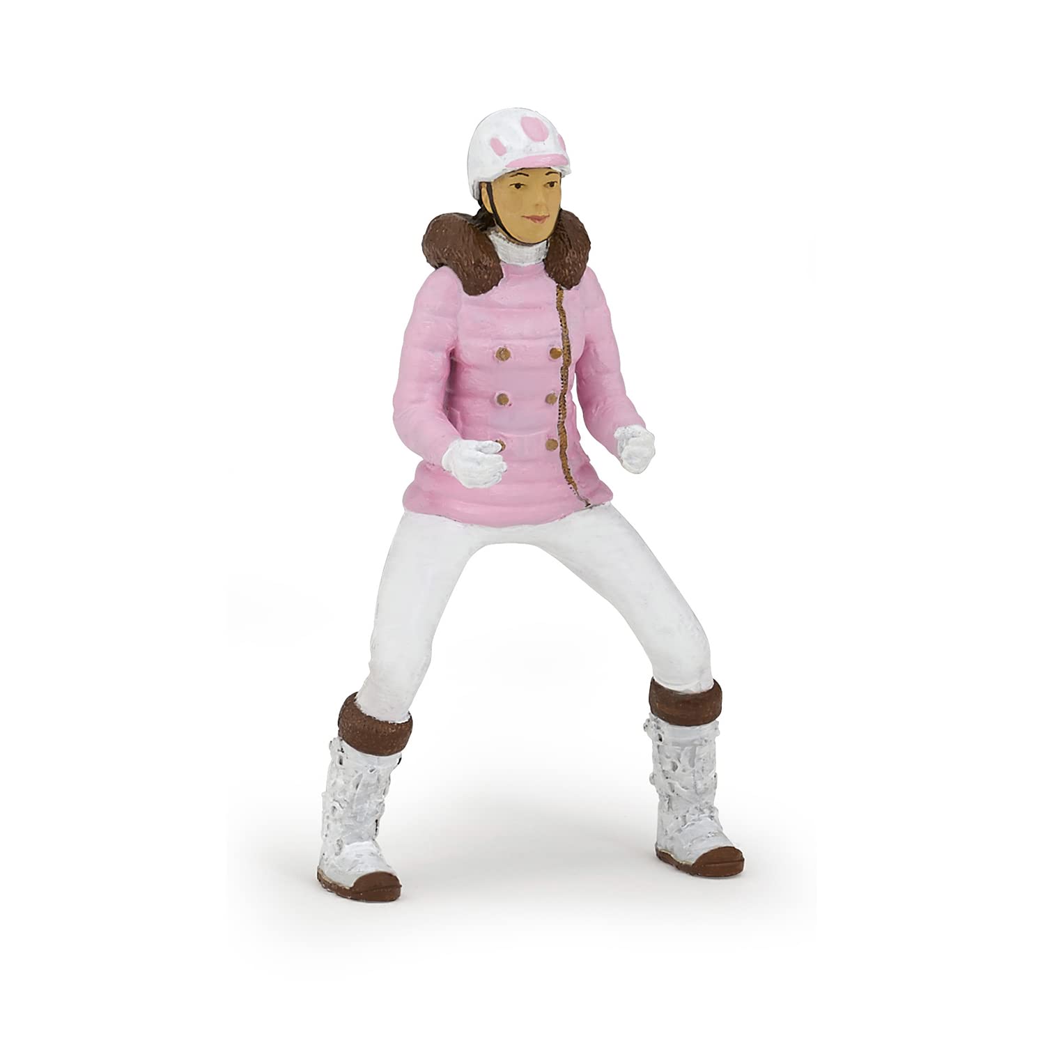 Papo - Horse figurine - Winter Fashion Rider, Equestrian passion, Child toy from 3 Years old