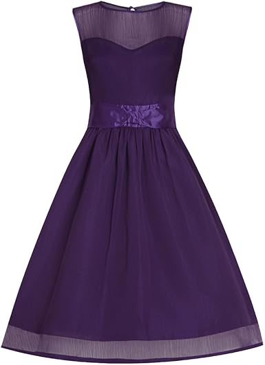 lindy bop purple dress