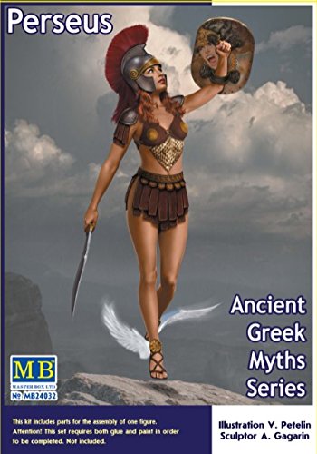 Masterbox MASTER BOX 24032 ANCIENT GREEK MYTHS SERIES PERSEUS 1/24 SCALE MODEL KIT - Thumbnail 3