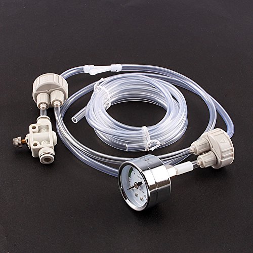 Adarl Water Aquarium Plant CO2 Generator System DIY Kit With Flow Adjustment Air Pressure