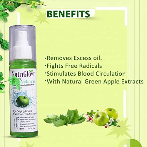 nutriglow green apple toner