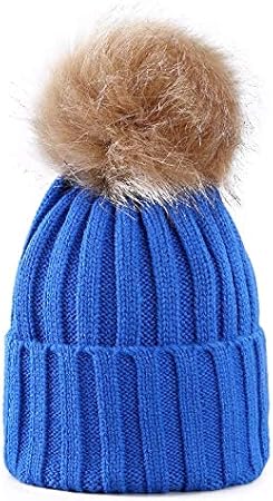 ladies fluffy bobble hat