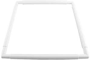 Q Snap Frame Cross Stitch, Akozon Universal Clip Frame, Square Plastic Embroidery Cross Stitch Frame for Embroidery, Quilting