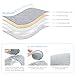 Cotton Sleep Eye Mask - Light Blocking Sleep Mask, Comfortable & Lightweight Sleeping Mask with Adjustable Strap(Grey)