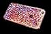 iPhone 7 Plus Case,ikasus iPhone 7 Plus [Liquid Glitter] Case,[Red] Crystal Clear Hard PC Quicksand Bling Glitter Sparkle Diamonds Floating Flowing Cover Liquid Case for Apple iPhone 7 Plus 5.5