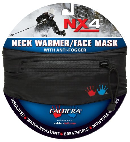Caldera International NX4 Neck Warmer/Face Mask, Black, Large/15-21-Inch - Thumbnail 2