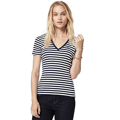 Tommy Hilfiger Womens Classic V Silhouette T Shirt Small Classic