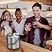 NISONG Ice Bucket, Insulated Stainless Steel Double Walled 3L Ice Bucket with Lid, Whiskey Stones and Tongs for Parties, Bar, Gatherings