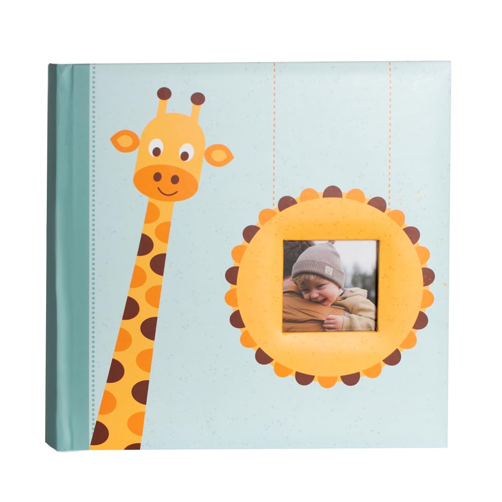 Kenro Baby Giraffe Photo Album for 200 photographs 6x4 Inch / 10x15cm With Slip-in Pages - KB501