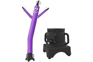 MOUNTO 8FT Fly Puppet Dancer with 1/3hp Blower Complete Set (Purple)