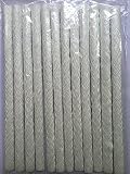 Fiberglass Wick-Replacement Torch Wicks for Wine Bottles and Oil Lamps,12 Pack Round Wick-1/2Inch Diameter X 9.85Inch