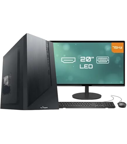 PC COMPLETO INTEL I5 8400 H310M 16GB DDR4 SSD 240GB MONITOR 19