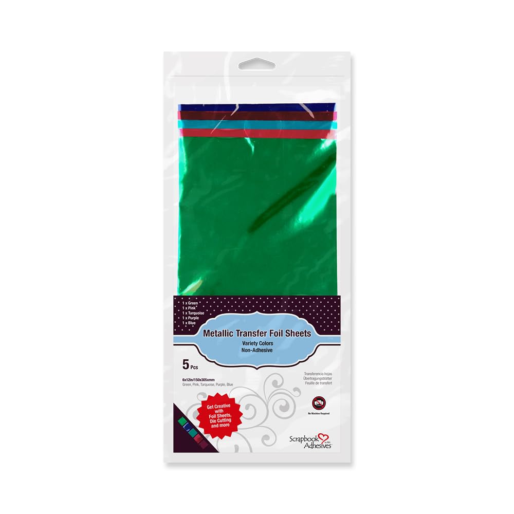 SCRAPBOOK ADHESIVES BY 3L Metalic Transfer Sheets