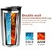 Portable Coffee Maker Barsetto Americano Coffee Machine for K-cup and Ground coffee Stainless Steel Coffeemaker with Double Wall Insulate Mug for Travel Picnic Hiking and Camping (Silver)