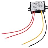 Kodrily 3A Step Down Converter Power Converter, IP67 AC 10-28V to DC 12V Power Module, AC to DC Rectifier, Integrated SMD AC-DC Step Down Power Module for Motor, Pump, Router, Camera