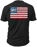 2nd Amendment Brand Vintage American Flag Mens T-Shirt USA Second 2A