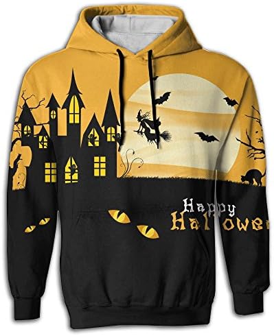 Happy Halloween Festival Men's Awesome Fashion Hoodie Sweatshirt With Pockets
