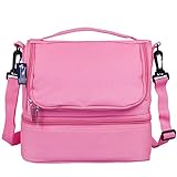 Wildkin Flamingo Pink Two Compartment Lunch Bag