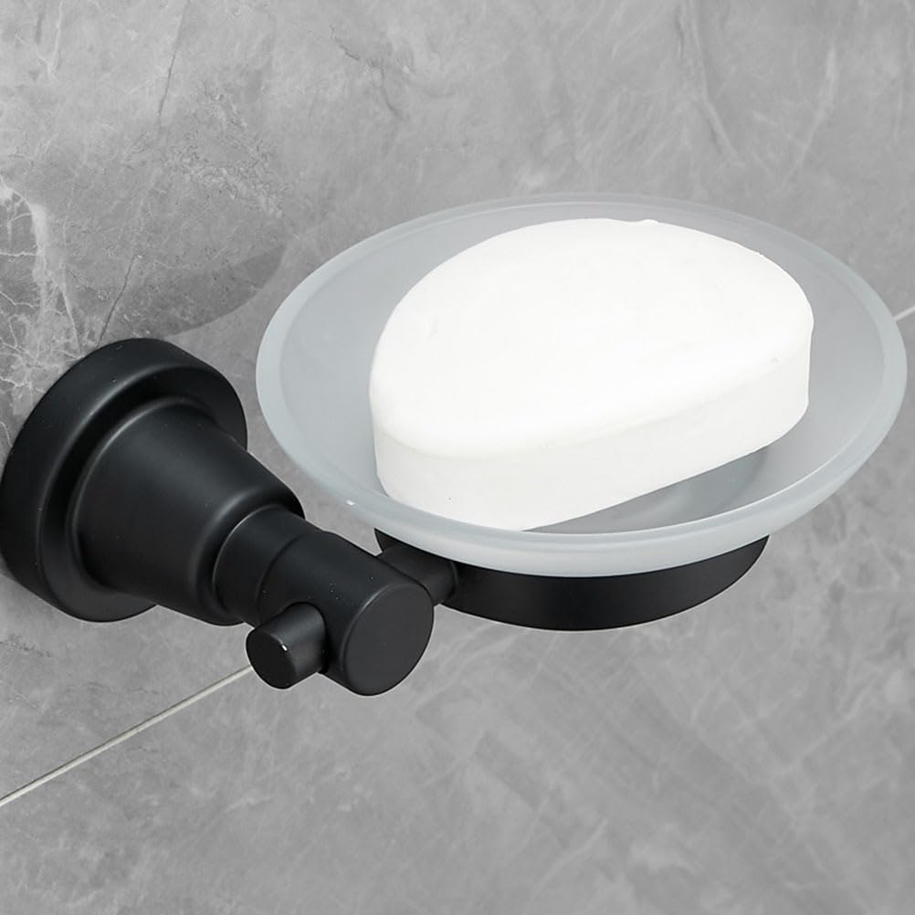 Wall Mounted Stainless Steel Soap Rack with Draining Holder for Bathroom Ideal for Soap Shower Gel Dispenser and Washing Up Liquid and Space Saving Design