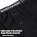 SCOTTeVEST Boxers for Men - 2 Hidden Pockets - Breathable Moisture Wicking Underwear for Travel & More (Black, Medium)