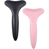 2PCS Mascara Shield, Silicone Mascara Applicator Guard, Mascaras Guard for Eyelashes, Reusable Eyeliner Stencils, Multifunctional Eyeshadow Applicator Guide Tool for Beginners and Makeup Masters