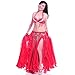 ROYAL SMEELA Belly Dance Costume Set for Women Belly Dance Bra and Belt Chiffon Dancing Skirts Professional Outfit 3pcs