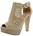 Top Moda Women's Table-6 Gladiator Bootie Sandals