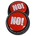 Balai The Big Red NO! NO Sound Button Desktop Sound Toy 1pcs Great for All Ages Fun Stress Reliever