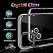 SUPWALL iPhone 11 Clear Case, 9H Tempered Glass Shock Absorption Anti-Scratch Mimics Shockproof Glass Back of iPhone Support Wireless Charging Cover for iPhone 11 Crystal Clear (5.8 inch)